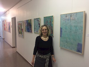 Ausstellung im Sozialgericht in Münster, Monika Schiwy